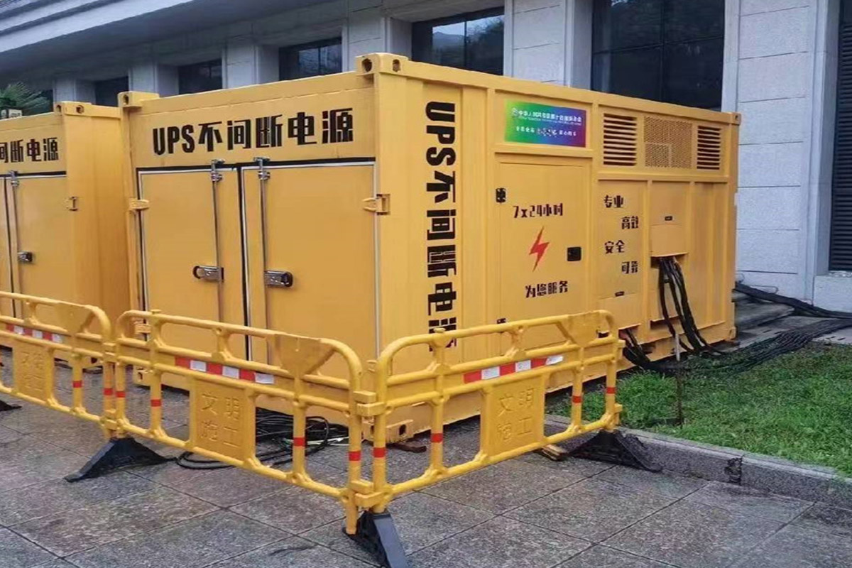 宜宾发电机租赁施工现场